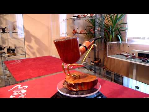 Pipa radica F2 half bent freehand - www.paronellipipe.it