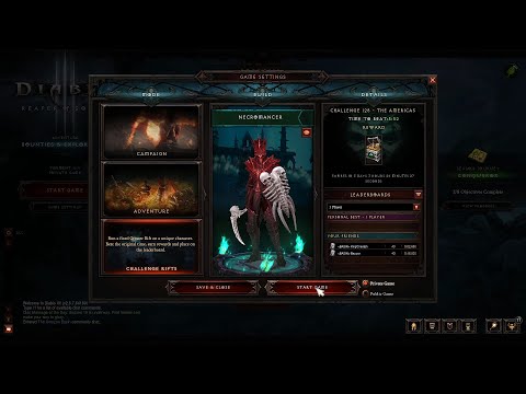 D3:RoS - Challenge Rift - Starting, Running & Collecting Cache