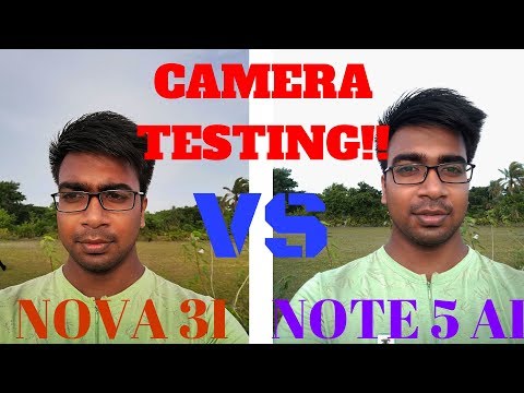 HUAWEI NOVA 3I VS XIAOMI NOTE 5 AI..CAMERA TEST
