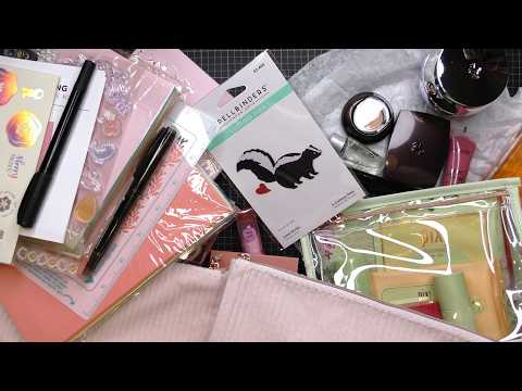Diamond Press Envelopes Autoship Unboxing, Spellbinders Free Gift & Lancome Haul!