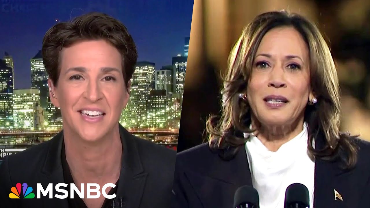 ‘Damn good speech’: Maddow reacts to Harris' closing argument remarks