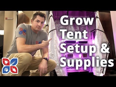  Do My Own Gardening - Grow Tent Setup and Supplies  Video 