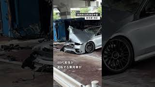 【速報】浜離宮近くで多重事故か、ごみ収集車が横転　3人搬送意識あり