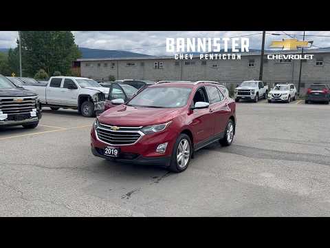 2019 Chevrolet Equinox AWD 4dr Premier w/2LZ in Red for sale at Bannister Chevrolet Penticton in Penticton, BC