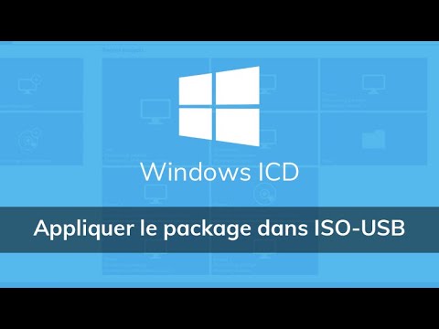 Comment appliquer le package dans ISO USB sous Windows ICD