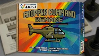 Chopper Command Remake - New Amiga Game 2026