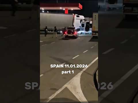 Driver stood up to the thieves! 😤🛑✋ unknownartist #truckdriver #lkw #camion #automobile #job #work