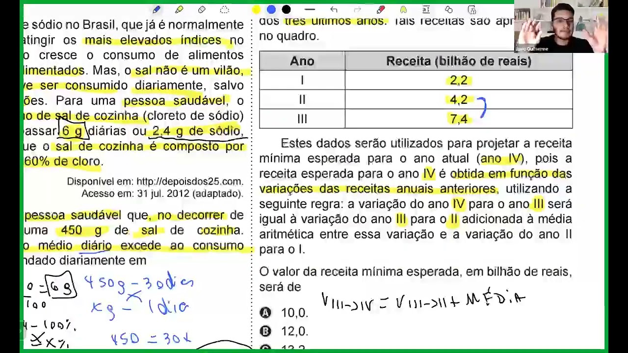 Resolução em Vídeo — Questão 148 ENEM 2019 PPL
