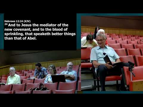 Hebrews 12v24 26  Wednesday Night Bible Study 19th February 25 S