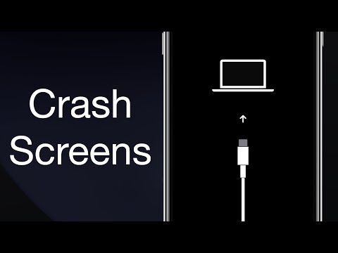 Modern Apple Crash Screens (iOS, Mac, Apple Watch & Apple TV)