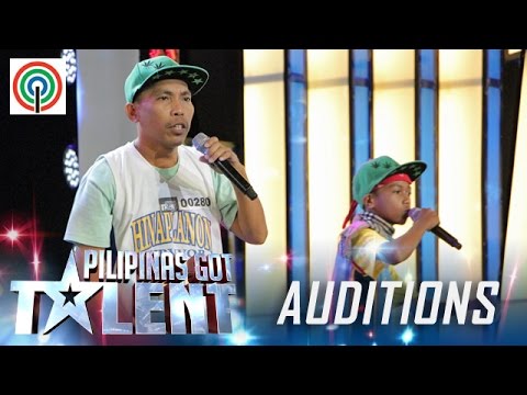 Pilipinas Got Talent Season 5 Auditions: Father And Son - Sing/Rap Duo