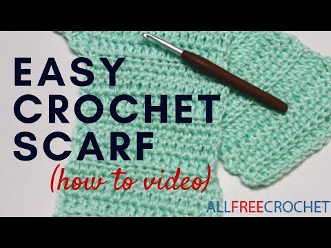 Basic Beginner Crochet Scarf
