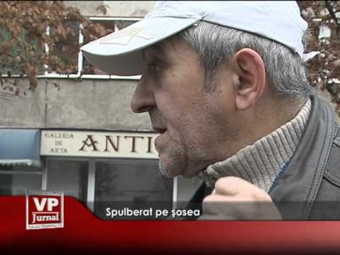 Spulberat pe şosea