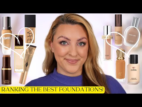 RANKING THE BEST FOUNDATIONS I’VE EVER TRIED | Over 40!