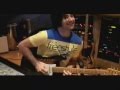 Kelly recording Doorman's solo in studio