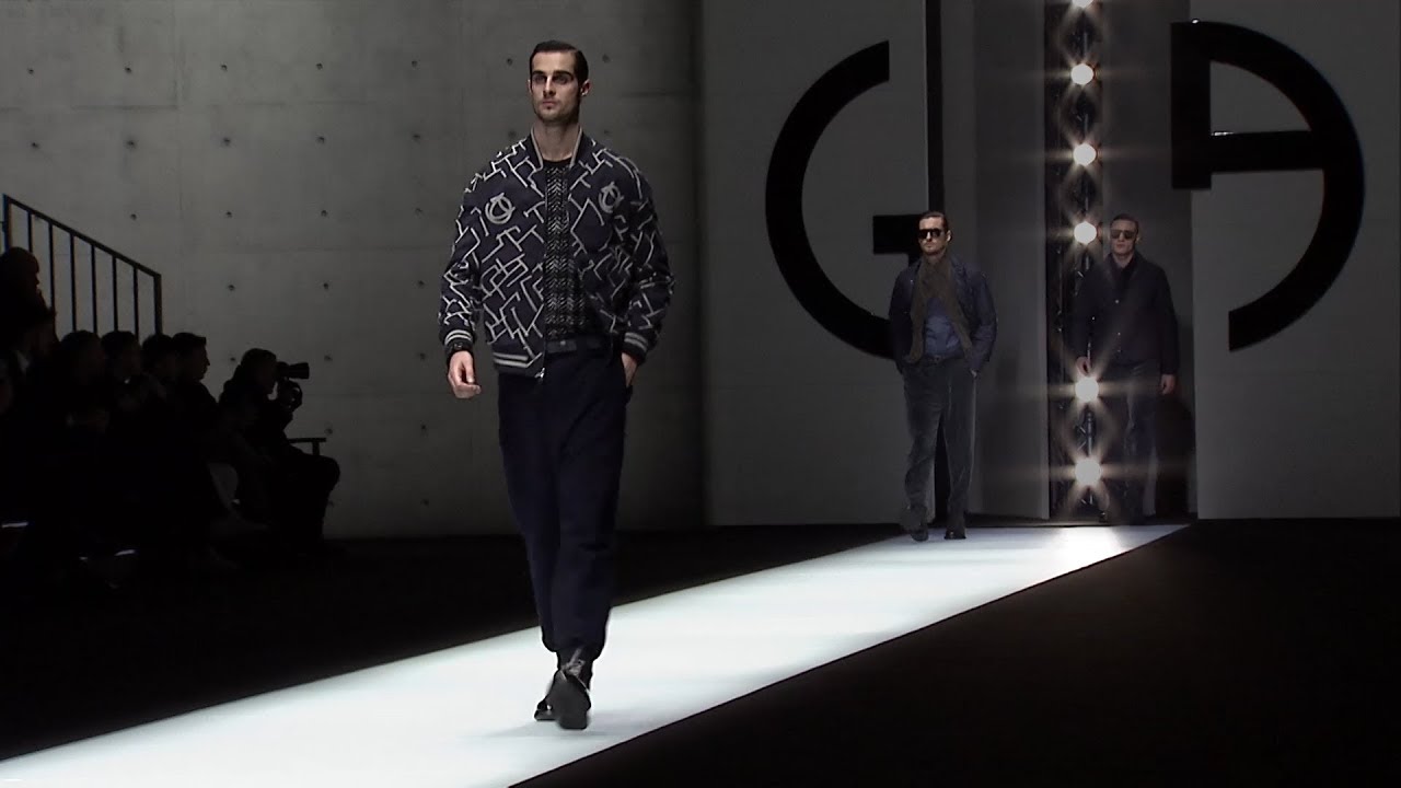 Giorgio Armani pánská kolekce Podzim 2018
