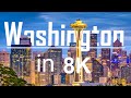 Washington in 8K ULTRA HD - DC vs Seattle, who is Beautiful ! (60 FPS)