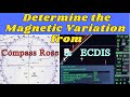 How To Determine Magnetic Variation Ll Compass Rose Ll ECDIS