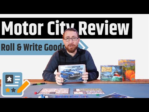 Motor City Review - Roll, Pick & Write Your Way To The Best Factory In Town