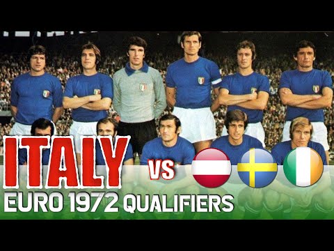 ITALY 🇮🇹  World Cup 1972 Qualification All Matches Highlights | Road to Belgium