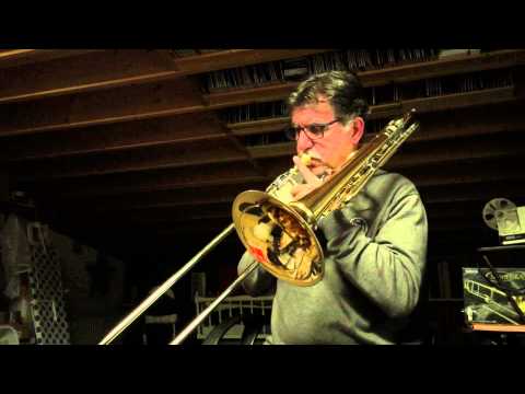 Ben van Dijk - bass trombone plays Telemann