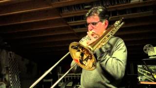 Ben van Dijk - bass trombone plays Telemann