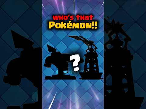 Who's that pokemon Part-6 #clashroyale