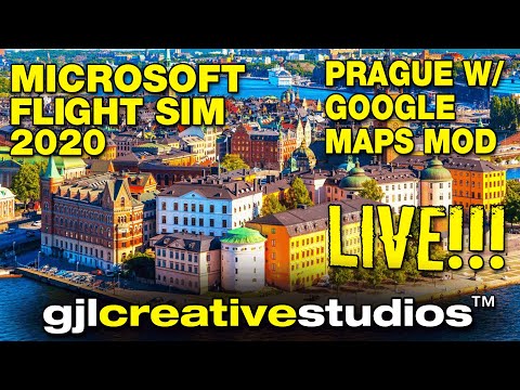MSFS 2020 GOOGLE MAPS MOD - Prague, Czech Republic