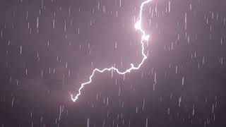 Rain lightning overlay Black screen + sound effect