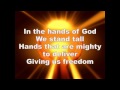 In the Hands of God (with lyrics) by the Newsboys