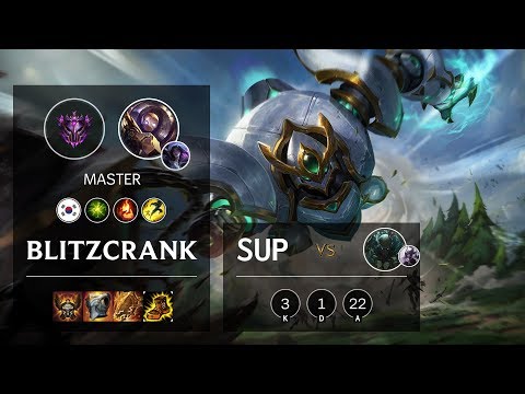 Blitzcrank Support vs Pyke - KR Master Patch 10.4