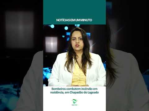 Bombeiros combatem incêndio em residência, em Chapadão do Lageado (10/11/25)