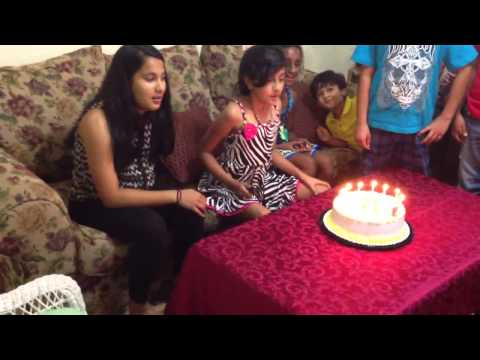 Siyona 9th Birthday Cake Cutting