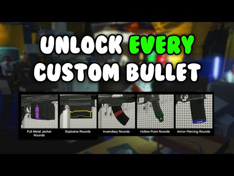 How to UNLOCK Custom Bullets in GTA Online 2022 (Explosive, Armor piercing, Incendiary and more)