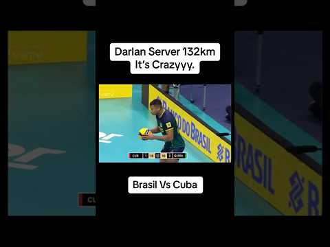 Darlan servers😳👀 brasil volleyball player 🔥 spike serves oho national player ❤️‍🔥