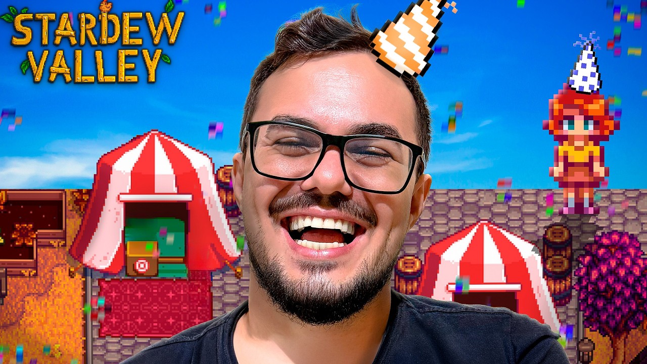 COMPLETEI MEU PRIMEIRO ANO NO STARDEW VALLEY