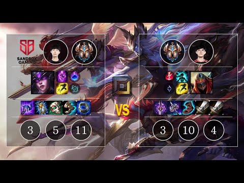SB Dove Syndra vs Naehyun Zed Bot - KR Challenger Patch 10.11