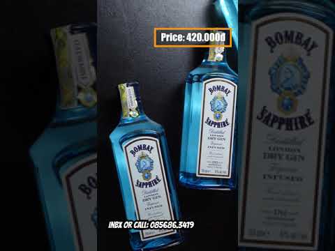 Bombay Sapphire, dòng Gin nổi tiếng xuất hiện ở tất quán bar, pub tại Việt Nam #shorts