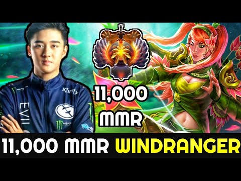 How 11,000 MMR plays Windranger Mid vs Scepter Void Spirit - EG.Abed Dota 2