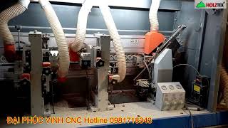 MÁY DÁN CẠNH 9 Chức Năng Pro-900AH 2 Nồi Keo Holztek- MÁY DÁN CẠNH FULL CHỨC NĂNG