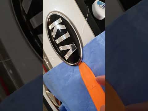 Kia Cerato 2018-2019 Emblem replacement. Front, Hood, Bonet.