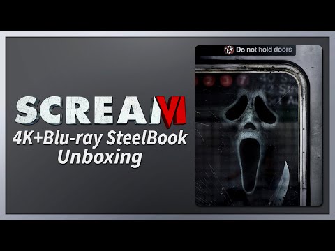 Scream VI 4K+2D Blu-ray SteelBook Unboxing