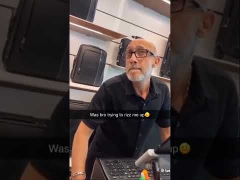 Bro tried rizzing up the customer💀#fyp #fypシ #xyzbca #rizz #viral