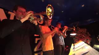 playing lead trumpet with the HKB Big Band at the International Jazzfestival Bern