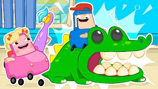Vamos escovar os dentes com os carrinhos da Família Wheelzy! Desenho animado infantil