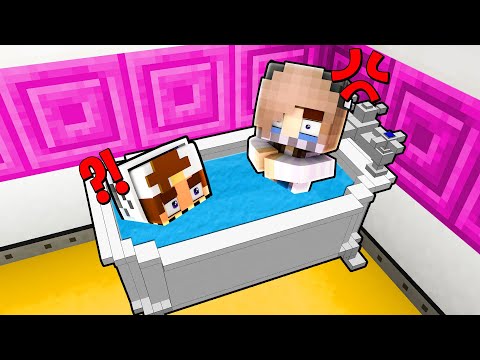 MIO FIGLIO SCOPRE SUA SORELLA IN BAGNO CHE.. - Vita su Minecraft ITA #22