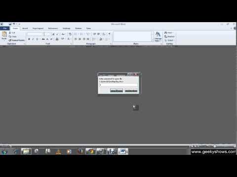 Microsoft Office Word 2010 Minimize and Maximize the Ribbon
