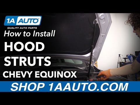 How to Replace Front Hood Support Struts 10-17 Chevy Equinox