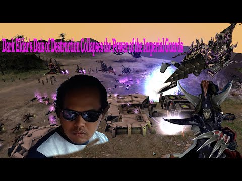 Dawn of War Soulstorm Insane AI Dark Eldar vs Imperial Guard - Warhammer Soulstorm