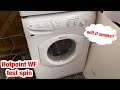 Hotpoint Aquarius WF541 Washing Machine Fast Spin Test Will It Smoke With Almost Broken Spider